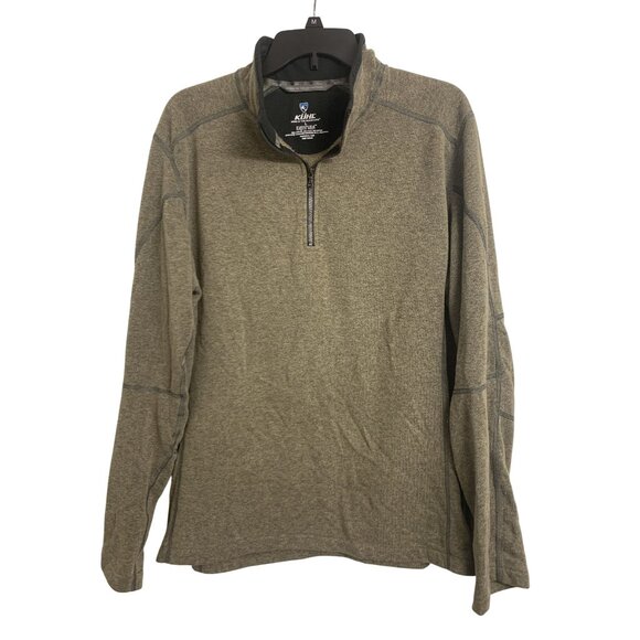 Kuhl Kashmira L Lightweight Outdoor Quarter Zip Pullover Sweater Jacket - Picture 1 of 6
